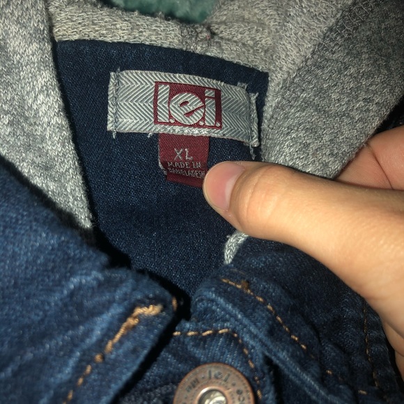 denim hooded jacket✨ - Picture 3 of 3